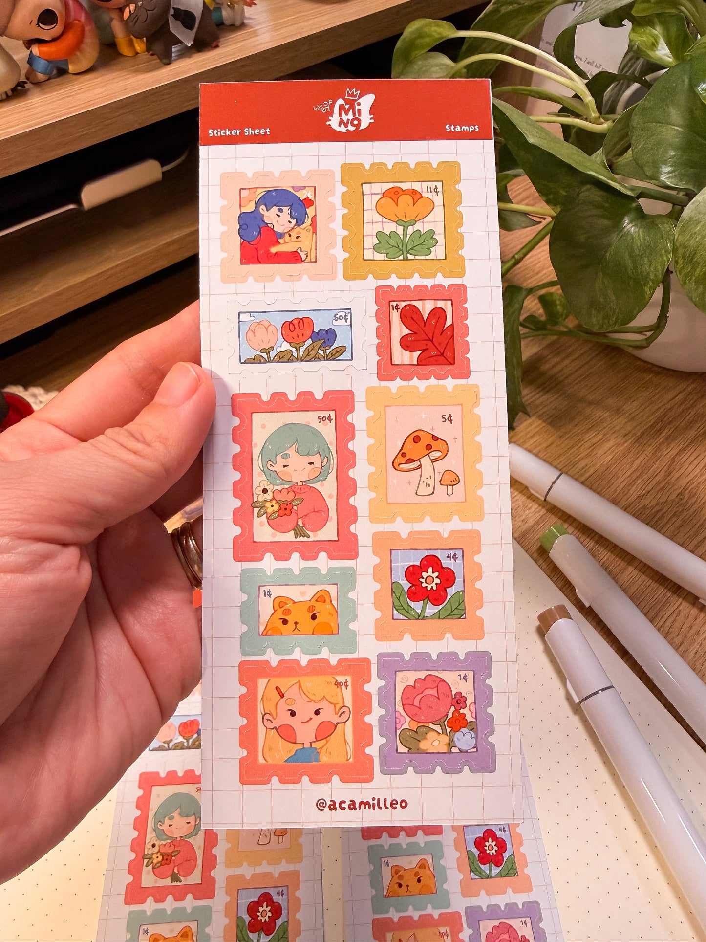 Stamp Sticker Sheet | 1 PC