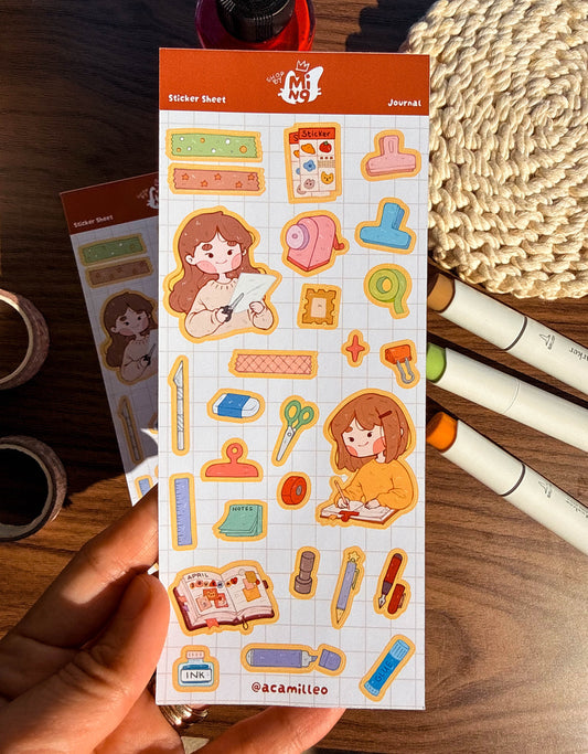 Journal Sticker Sheet | 1 PC