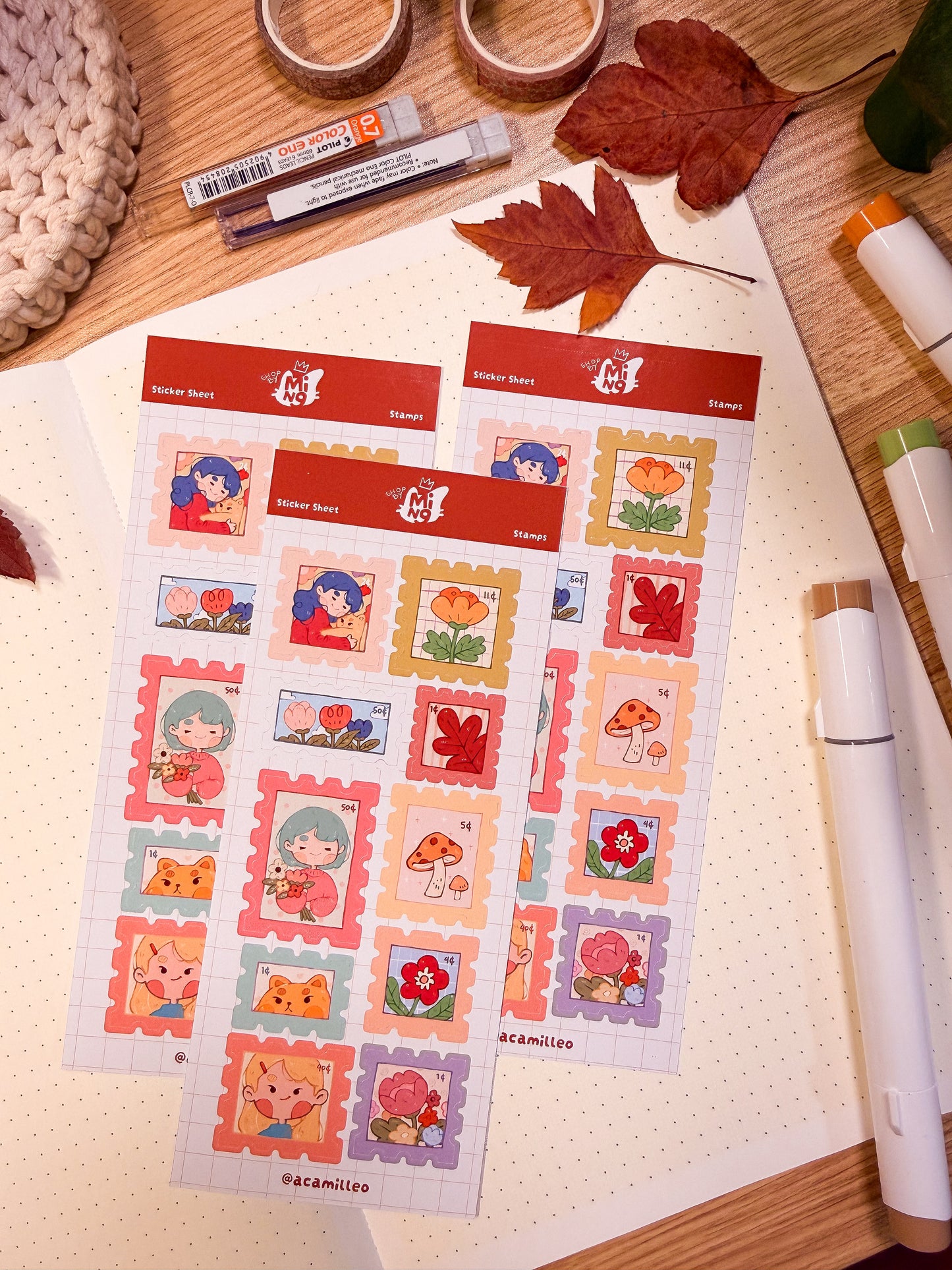 Stamp Sticker Sheet | 1 PC