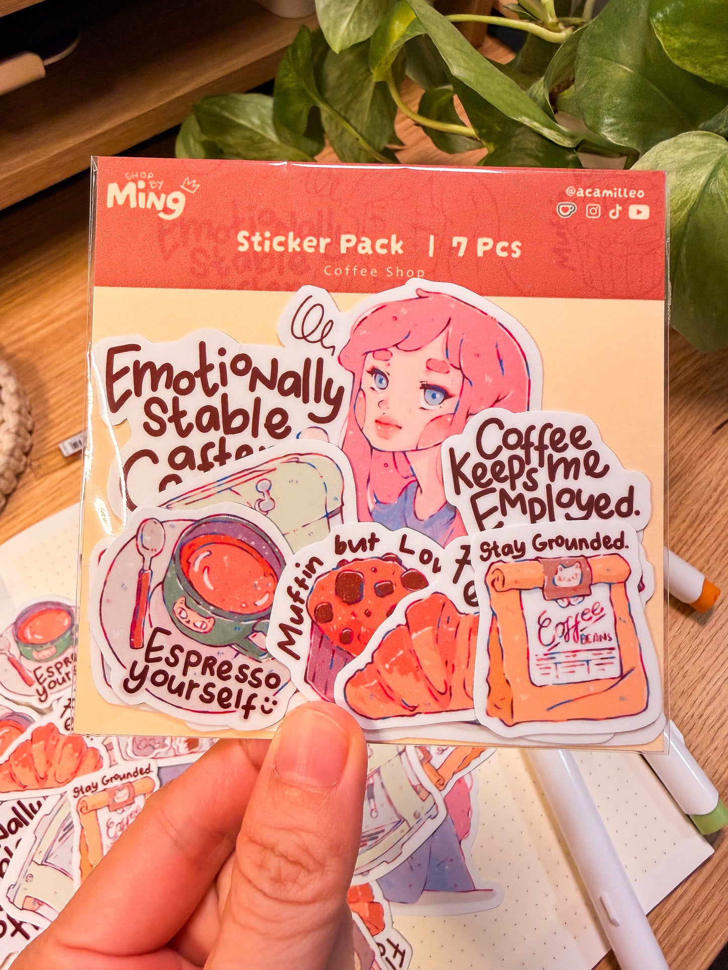 Coffee shop | sticker pack 7 PCS