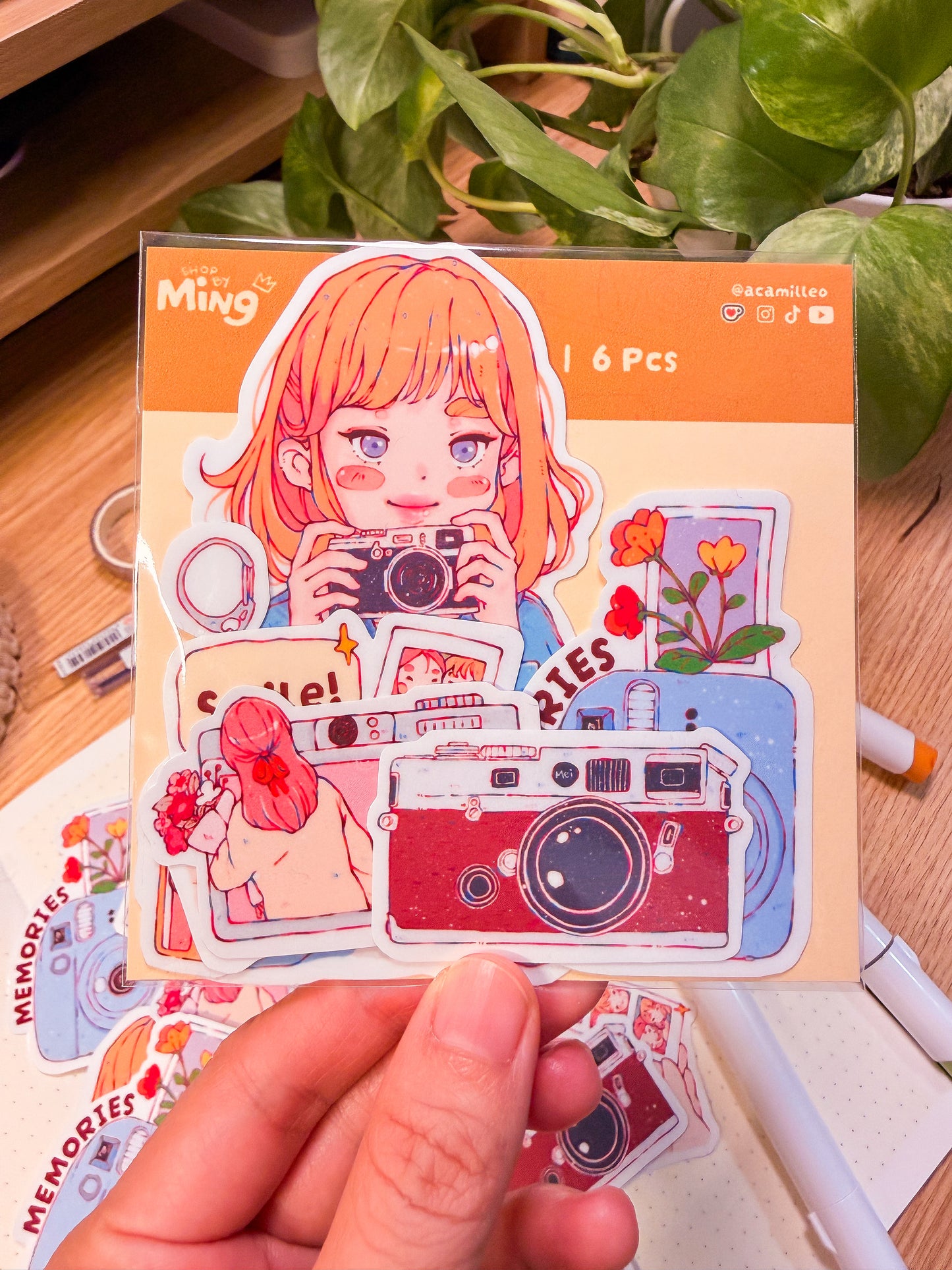Photography  | Sticker pack 6 PCS
