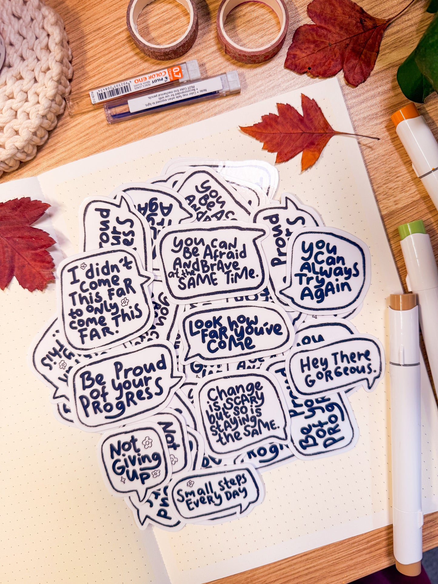 Little Happy Notes | Sticker pack 9 PCS