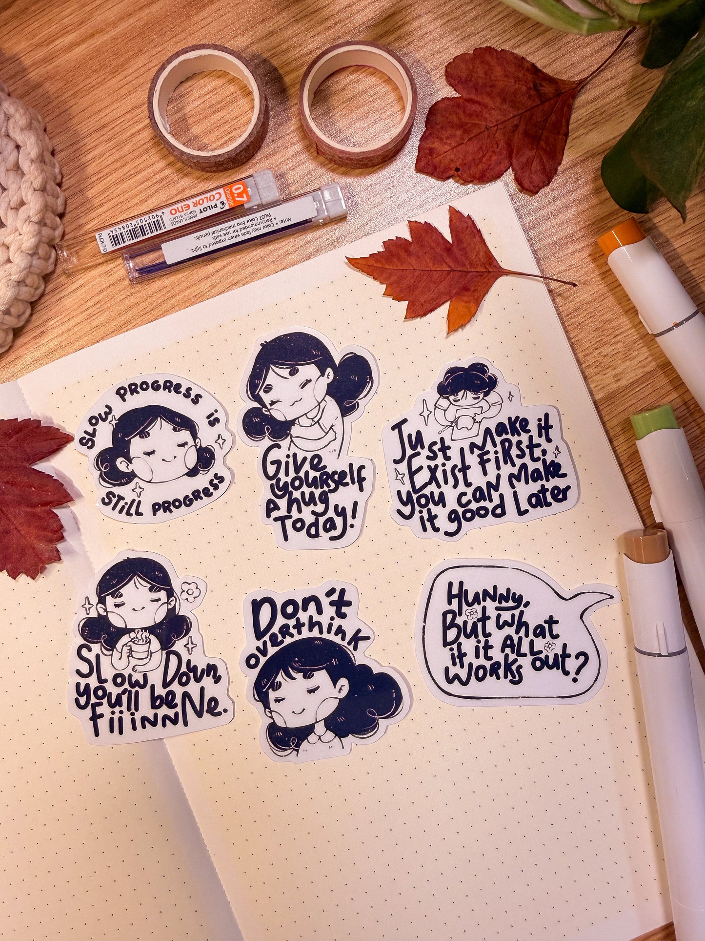 You can do it! | Sticker pack 6 PCS