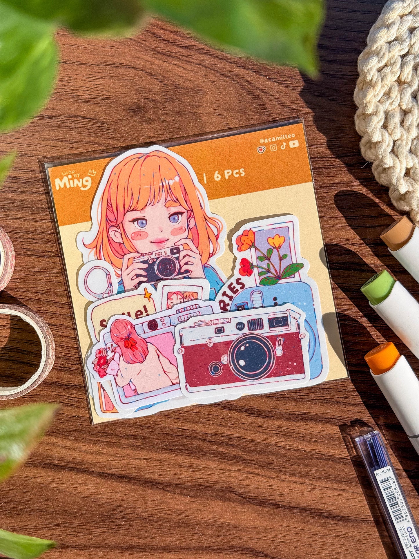 Photography  | Sticker pack 6 PCS
