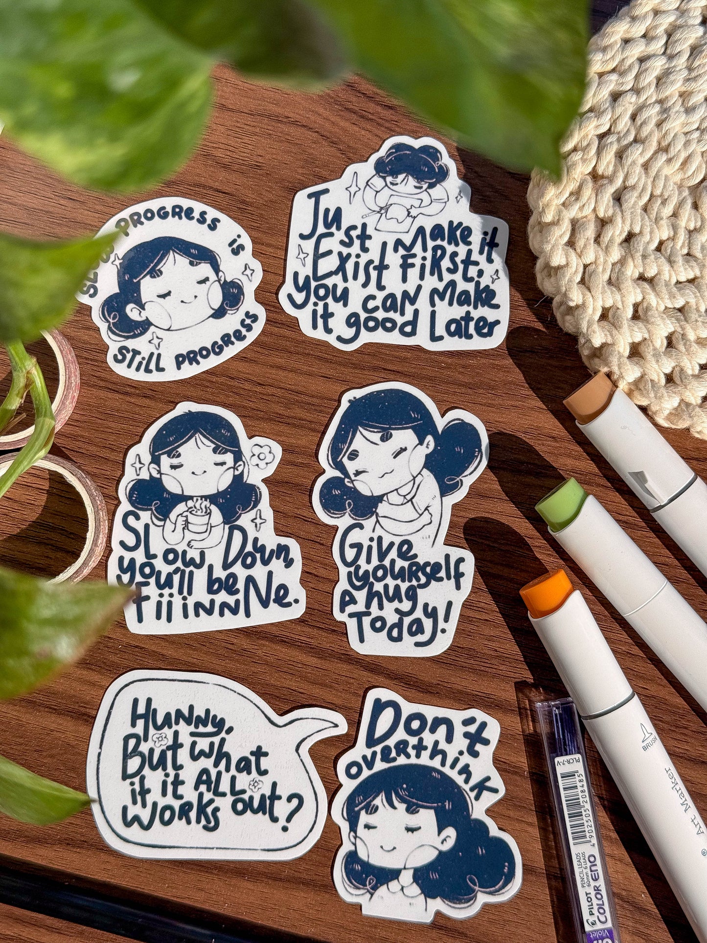 You can do it! | Sticker pack 6 PCS