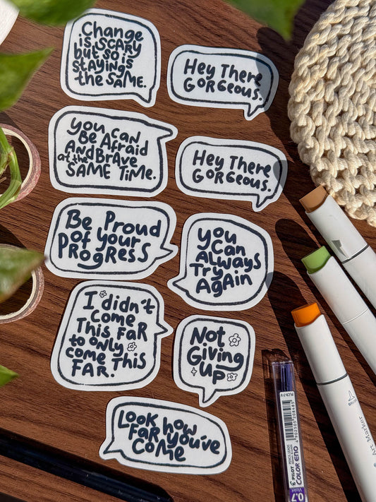 Little Happy Notes | Sticker pack 9 PCS