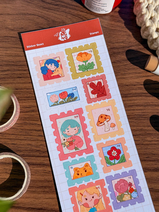 Stamp Sticker Sheet | 1 PC