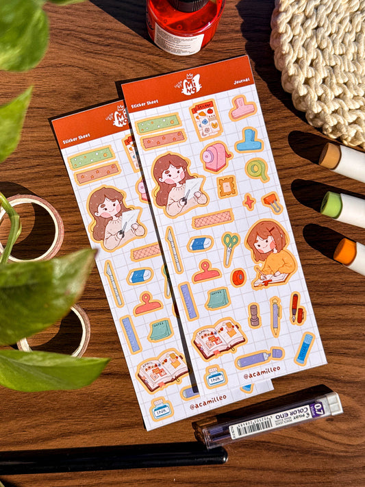 Journal Sticker Sheet | 1 PC