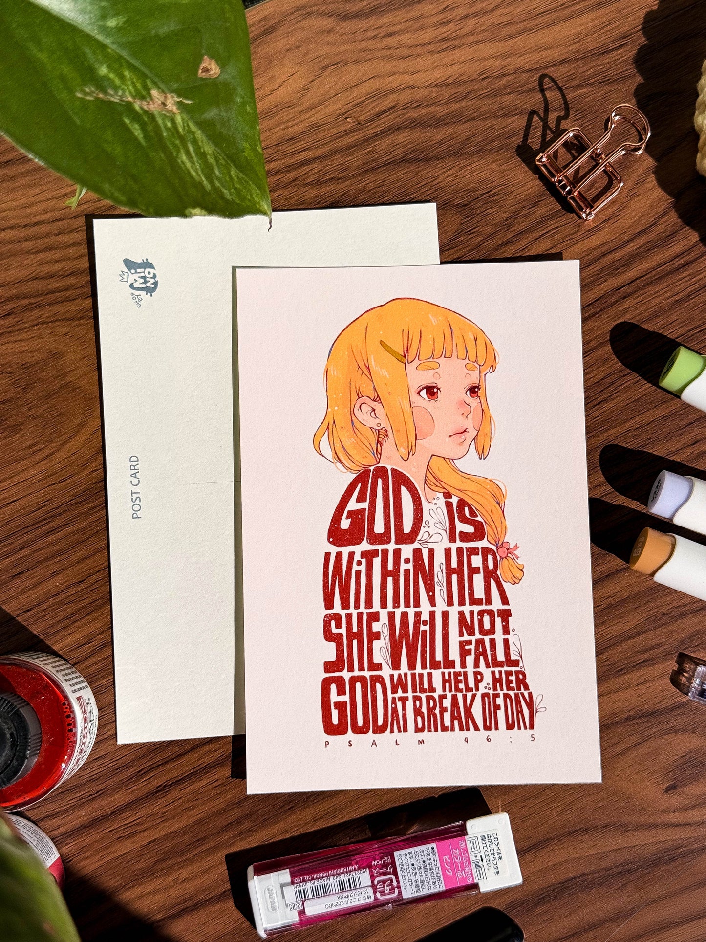Psalm 46:5 Post Card