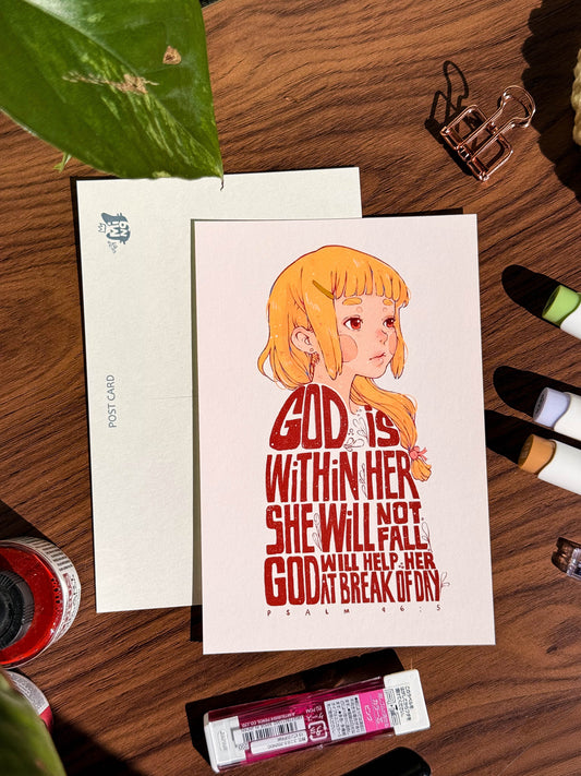 Psalm 46:5 Post Card