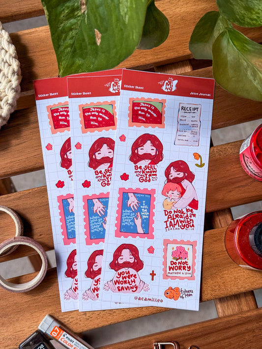 Jesus Journal Sticker Sheet | 1 PC